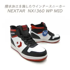 CONVERSE コンバース スニーカー メンズ ウインター 防寒 防水 防滑 ハイカット CONVERSE NEXTAR NX1360 WP MID W/B/R スノーブーツ スノトレ 雨雪 冬 新作 送料無料