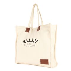 BALLYトートバッグキャンパス ネイビーインディゴ - メルカリ