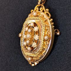 ペンダント ブローチ 18金 K18ゴールド H. Cheron 18,2g - メルカリ