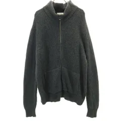 GAP ギャップ ニットジャケット M チャコールグレー メンズ 古着