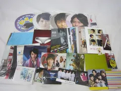  中古品 嵐 櫻井翔 のみ This is ARASHI 他 うちわ クリアファイル タオル パンフレット DVD 等 グッズセット