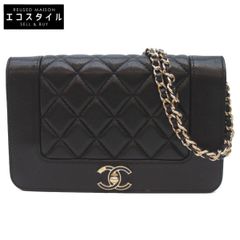 CHANEL シャネル ブラウン レザースカート 40 - メルカリ