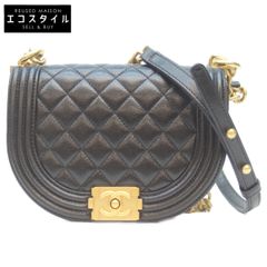 CHANEL シャネル ブラウン レザースカート 40 - メルカリ