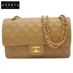 CHANEL シャネル ブラウン レザースカート 40 - メルカリ