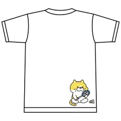 YONEX(ヨネックス) Tシャツ ドライ 半袖 バドミントン【トラ猫 ひとやすみ】【16500】練習用 練習着 ホワイト