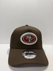Newera サンフランシスコ49ers ラインストーン 9forty A-FRAME スナップバックキャップ ブラウンカラー