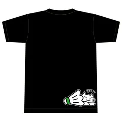 YONEX(ヨネックス) Tシャツ ドライ 半袖 バドミントン【ねこ お昼寝】【16500】練習用 練習着 ブラック