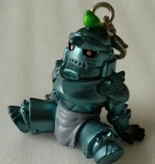 e＋鋼の錬金術師＋　アルフォンス・エルリック　おすわり　フィギュアキーホルダー