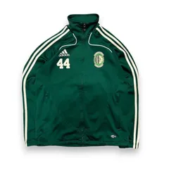 00s adidas トラックジャケット ユニフォーム サッカーユニフォーム メッシュ サイズL 短丈 テック系 tech ギミック 切り返し Y2K 平成 スケーター ストリートファッション 古着 vintage