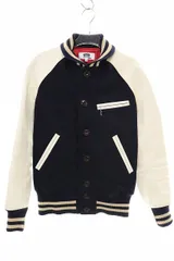 mochuruコムデギャルソンジュンヤワタナベ　スタジャンS 白×灰　綿 mochuruコムデギャルソンジュンヤワタナベ スタジャンS 白×灰 綿