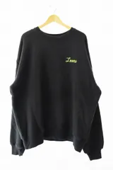 アミリ AMIRI 19SS Embroidered Loopback Cotton-Jersey Sweatshirt エンブロイダリー 刺繍 コットン ジャージー スウェット トレーナー L 黒 ブラック ブランド古着ベクトル 中古 ☆AA★ 250908
