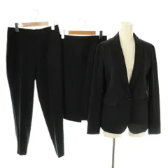 アンタイトル UNTITLED セットアップ 背抜き ジャケット テーラード パンツ スカート 3点セット 1 2 ネイビー /HK ■OS