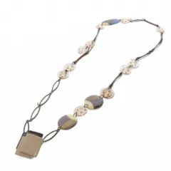 マルニ MARNI ネックレス ロング 茶色 ブラウンのサムネイル