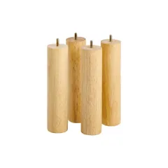 新品 無印良品 木製脚 ２６ｃｍ ナチュラル（Ｍ８） ・4本組 84410529