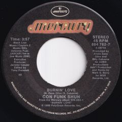 funk soul レコード Con Funk Shun Burnin' Love / Candy Mercury US 884 762-7