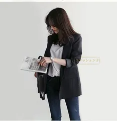 ブレザー スーツ スーツジャケット レディース きれいめ 秋冬 40代 30代 50代 ロング丈ブレザー カジュアルウエア 長袖 着痩せ 韓国風 通勤 オシャレ