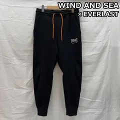 ウィンダンシー EVERLAST エバーラスト コラボ WDS-EVR-05 ロゴ ナイロン ジョガー パンツ 黒 ブラック メンズ M ISItems【USED】【古着】【中古】50135987のサムネイル