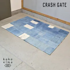 CRASHGATE クラッシュゲート デニムパッチラグ コットン カーペット 絨毯 敷物 西海岸スタイル ヴィンテージテイスト カジュアル