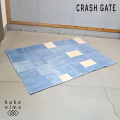 CRASHGATE クラッシュゲート デニムパッチラグ コットン カーペット 絨毯 敷物 西海岸スタイル ヴィンテージテイスト カジュアル