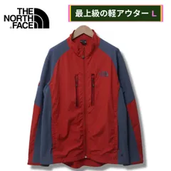 ノースフェイス サミットシリーズ ソフトシェルジャケット L レッド THE NORTH FACE SUMMIT SERIES ロゴ刺繍 ストリート Y2K オーバーサイズ マウンテンジャケット ナイロンジャケット 古着 A863