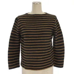 【中古】ドゥロワー Drawer ボートネック ボーダー ニット セーター 6513-106-0816 ブラック 1 レディース ドゥロワー Drawer ボートネック ボーダー ニット セーター 6513-106