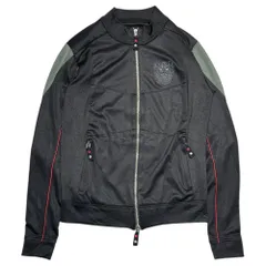 MARITHE FRANCOIS GIRBAUD(マリテフランソワジルボー) 00's Logo Emblem Truck Jacket ロゴ エンブレム トラック ジャケット M5-6811 L ブラック Y2K