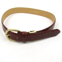 アンクライン ベルト レザー クロコ型押し ブランド レディース ブラウン ANNE KLEIN 【中古】のサムネイル