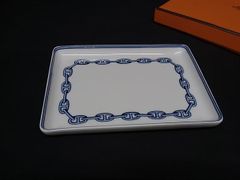 HERMES シェーヌダンクル 陶器トレイ - メルカリ