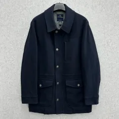 希少✨ブルックスブラザーズ ダブル チェスターコート ネイビー L位 USA製 中古・古着通販】BROOKS BROTHERS (ブルックスブラザーズ) チェスター