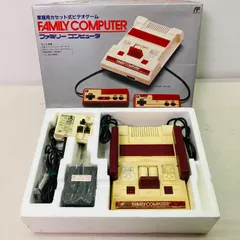 【動作未確認/現状品】【箱付き】任天堂 ファミリーコンピュータ 本体 セット FC HVC-002 初代 初期 AL6