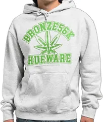 HUF Bronze 56K Plantware Pullover Hoodie Ash Grey L パーカー 送料無料