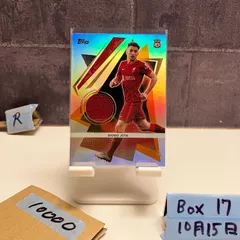 2021-22 Topps Diogo Jota 07/25 Liverpool You'll Never Walk Alone ジャージ Refractor カード