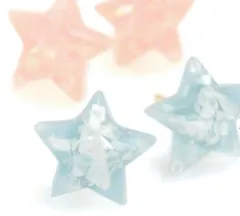 ピアス スター 星 パステルカラー シャーベット 2色展開 韓国製