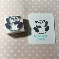 消しゴムはんこ パンダミニセット - メルカリ