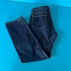 1382 DMG ドミンゴ ストレート リジッドデニムパンツ L 濃紺