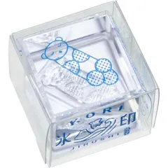 キングジム 透明スタンプ 氷印 小サイズ ラッコ CLSA22-003 （1点）