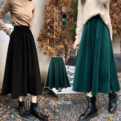 スカート ロングスカート コーデュロイ レディース ミモレ丈 ゆるスカート フレア Aラインスカート フレアスカート ボトムス シンプル 春 秋 冬 大人 ゆったり きれいめ おしゃれ