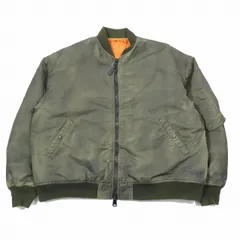 美品 ジャーナルスタンダードホームステッド JOURNAL STANDARD J.S HOMESTEAD DARKLY MA-1 ユーズド加工 ジャケット 中綿ブルゾン アウター L カーキ 24011470600030/8 メンズ