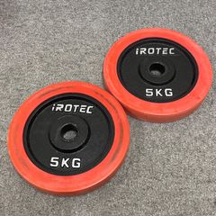 【NPA】② iROTEC アイロテック ダンベルプレート 5kg 2枚 10kg