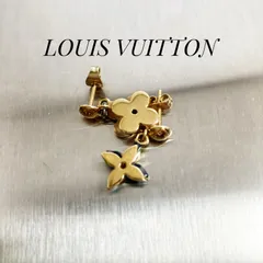 LOUIS VUITTON ピアス　ゴールド