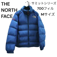 ノースフェイス ヌプシ ダウンジャケット サミットシリーズ 700フィル Mサイズ ブルー 青 フード付き THE NORTH FACE Summit Series