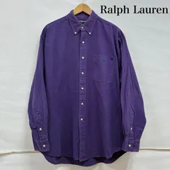 ラルフローレン BIG SHIRT ボタンダウン BD ロングスリーブ コットン ポケット ポニー 刺繍 シャツ メンズ M ISItems【USED】【古着】【中古】50134242