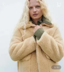 ZARA ザラ シープスキン ボア ジャケット