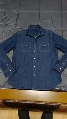 デザインユナイテッド ストレッチデニムシャツ 実寸95 バスト51 丈72