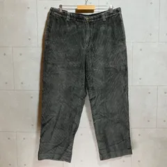 L.L.Bean エルエルビーン コーデュロイ パンツ ボトムス 37 ワイドサイズ 太め 大きめ グレー ヴィンテージ メンズ SG354-11