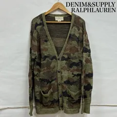 ラルフローレン DENIM&SUPPLY コットン ニット Vネック カーディガン カモフラ メンズ S ISItems【USED】【古着】【中古】50134777