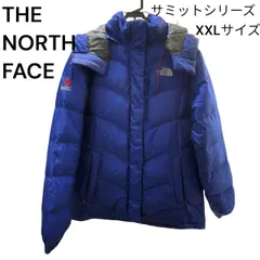 ノースフェイス ダウンジャケット レディース XXLサイズ（Lサイズ相当）  700フィル サミットシリーズ ブルー ミドル ロング THE NORTH FACE Summit Series アウター