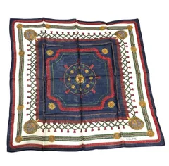 CELINE セリーヌ 大判 ハンカチ スカーフ 総柄 婦人 レディース 上品