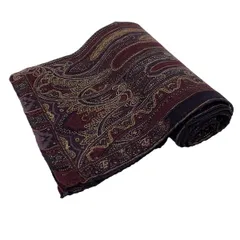 新品　タグ付き　ETRO ウール70 シルク30 スカーフ ペイズリー柄 エトロ ETRO（エトロ） 】シルク×ウール ペイズリー柄 スカーフ／ストール 美