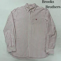 ブルックス ブラザーズ Red Fleece ボタンダウン コットン ストライプ ロングスリーブ シャツ メンズ S ISItems【USED】【古着】【中古】50135565